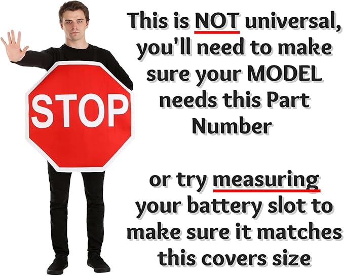 Battery Door Cover - Part Number: 223243 - Replacement for Various NordicTrack Models - (Models Listed)