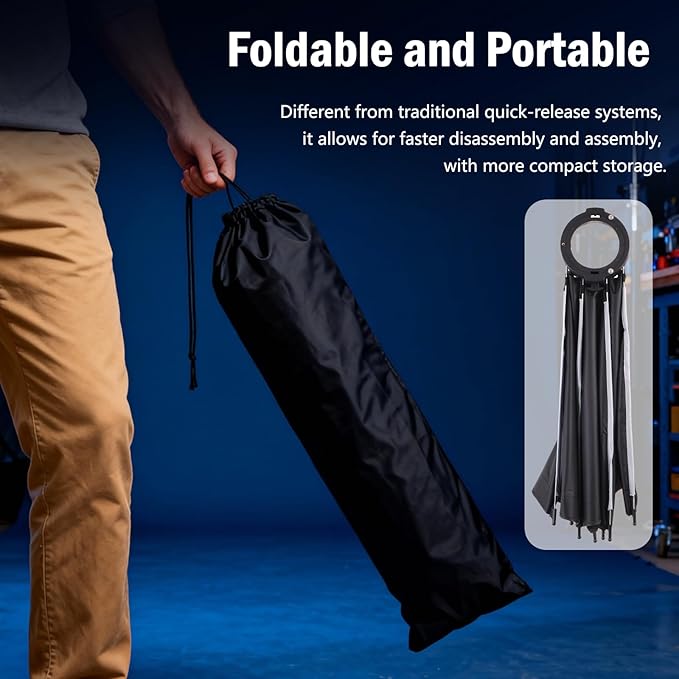 35.4"/90cm Octagonal Softbox, Quick Release Bowens Mount Softbox with Honeycomb Grid, Light Diffusers, Carrying Bag, Professional Soft Box for Studio Photography Lighting Flash