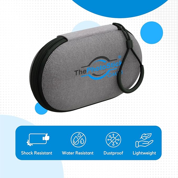 ThePhotoStick® Omni Case | Protective USB Flash Drive Case | Water Resistant Electronics Storage | USB Organizer | Portable Electronics Accessories Case | Shockproof Hard Carrying Travel Case