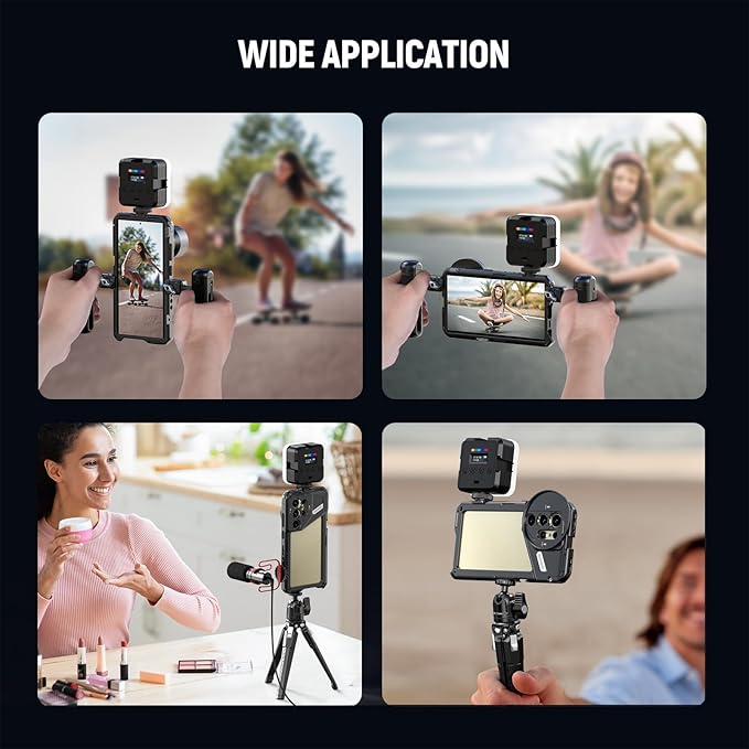 NEEWER S24 Ultra Phone Cage with 67mm Filter Adapter, 17mm Lens Backplate, T Mount Lens Adapter, Smartphone Video Rig Stabilizer Compatible with Samsung Galaxy Moment T Series Lenses, PA042