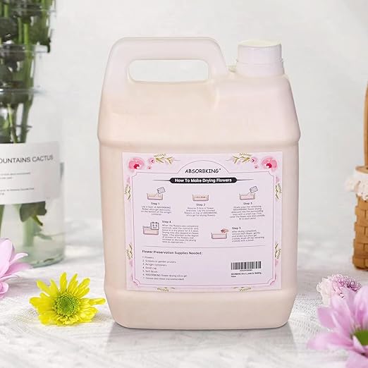 Silica Gel Flower Drying – 7 LBS Flower Drying Silica by Reusable, Color Indicating Silica Gel Beads for Drying Flowers, Silica Sand Flower Drying for Wedding Decoration, Resin Mold, Graduation