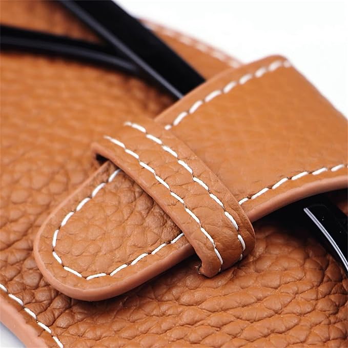 YUANYU Leather Glasses Case Holder Portable Slim Sunglasses Pouch Soft Eyeglasses Eyewear Sleeve For Women Men Lightweight