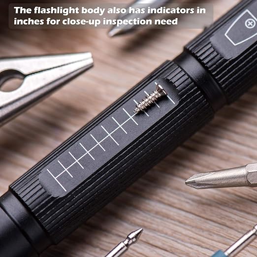 Weltool M6 LED Penlight, 3000K Warm White, Stylus Pocket Light with Clip No-Glare Even Beam- High Color Rendering of 85% - Perfect Pen Light - for Inspection Reading Work Repair Powered by 2AAA Cells