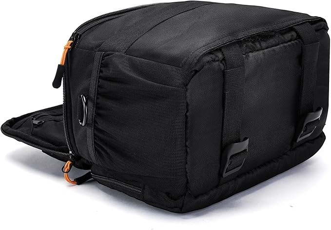 AMOZZ Camera Bags, Small Camera Cases Removable & Adjustable Linin - Hidden Rain Covers Photography Shoulder Bag, Compatible for Nikon, Canon, Sony, 366 Camera - Telescope Cases, Lenses Bag (Black)
