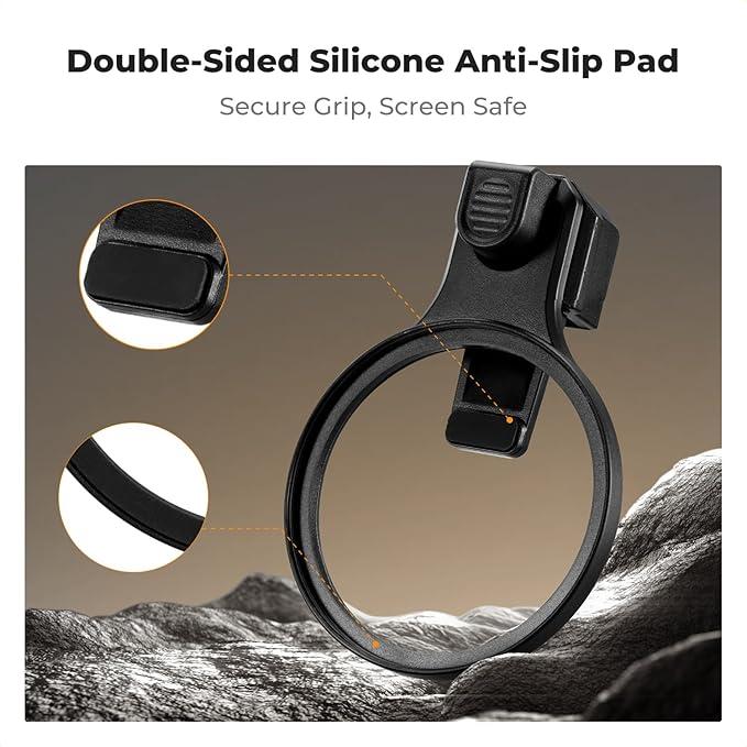 K&F CONCEPT 67mm Press-on CPL Phone Lens Filter Kit, Polarizing Filter Compatible with iPhone 17/16/15/14/13/12 Standard, 16/15/14/13/12 Pro/Pro Max, 67mm Threaded Filters