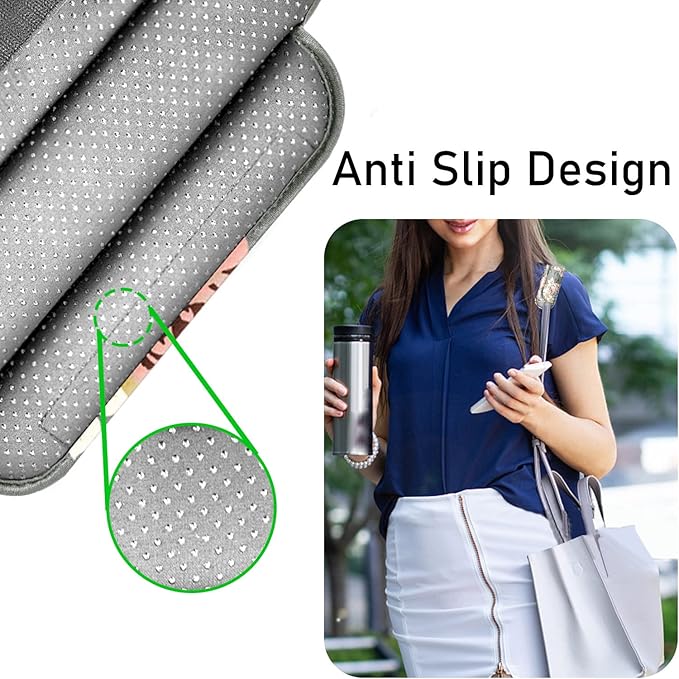 ZINZ Universal Shoulder Pad with Ultra Thick Cushion for Bag Luggage Bag Crossbody, Plus Long & Anti-Slip & Breathable,Light Rose