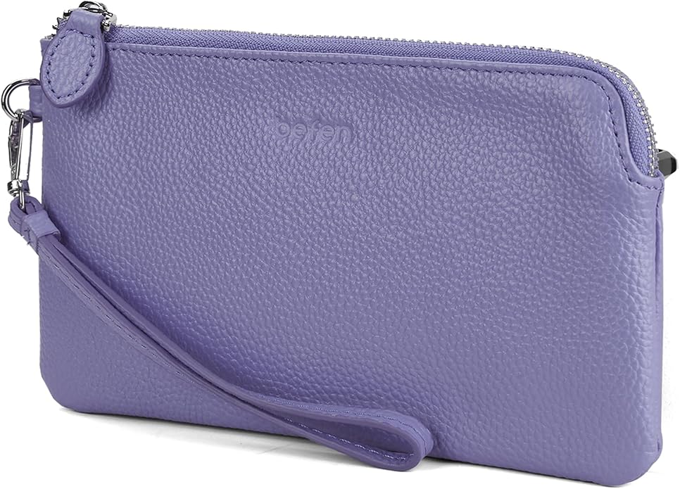 befen Genuine Leather Wristlet Clutch RFID Blocking Bag Cell Phone Wallet Purse Wristlet Wallet Purses and Handbags for Women