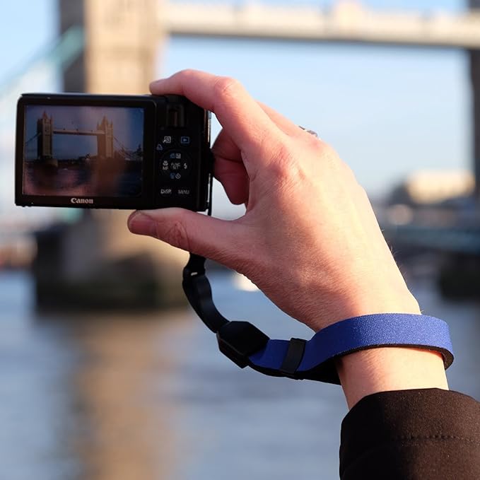 OP/TECH USA Cam Strap - QD | Quick Release Wrist Strap for Digital, Film & Vintage Cameras – Red, Made in USA
