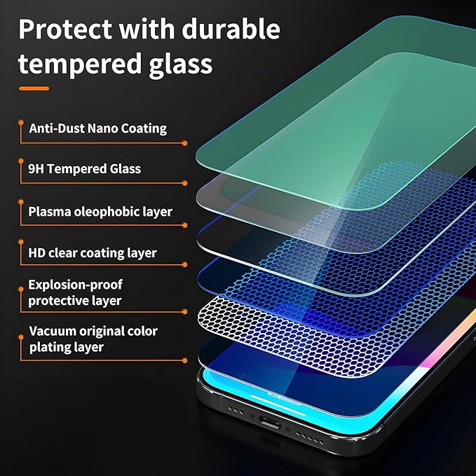 X-it 2 Packs Screen Protector for Samsung Galaxy S24 plus 6.8-inch - [Auto-Dust Removal] 9H+ Tempered Glass [10X Military Protection], Bubble Free, Case Friendly