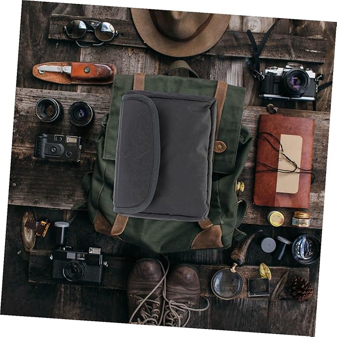 BUGUUYO Padded Camera Bag Insert and Lens Pouch for DSLR Cameras Portable with Shockproof Padding for Photographers Blue Large Size