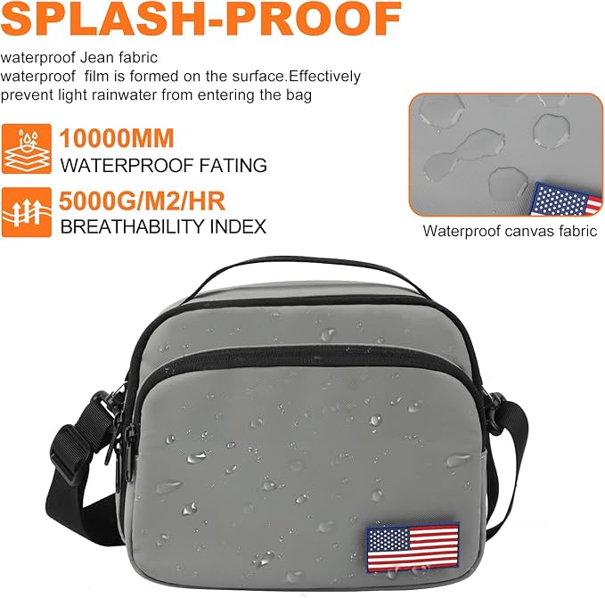 TULLIO Besnfoto Camera Bag Small Purse Crossbody Camera Shoulder Case Waterproof Canvas Cute Compact Photography Bag for Mirrorless DSLR SLR