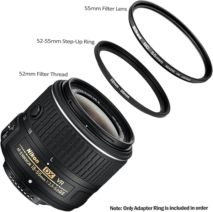 UltraPro Step-Up Adapter Ring 43mm Lens to 46mm Filter Size