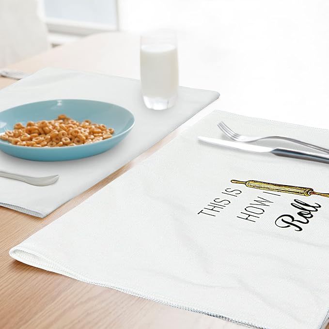 Nialnant Dish Towels for Kitchen, 16 x 23.6 Inch Housewarming Gifts New Home, Kitchen Gifts for Women, Mom, Men, Funny Kitchen Towels and dishcloths Sets