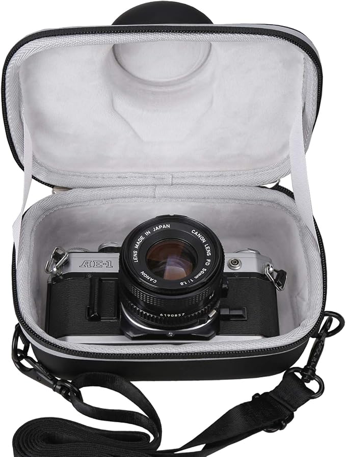 Aproca Case Compatible with Canon AE-1 35mm SLR Camera, Portable Hard Storage Bag for Accessories (Case Only)