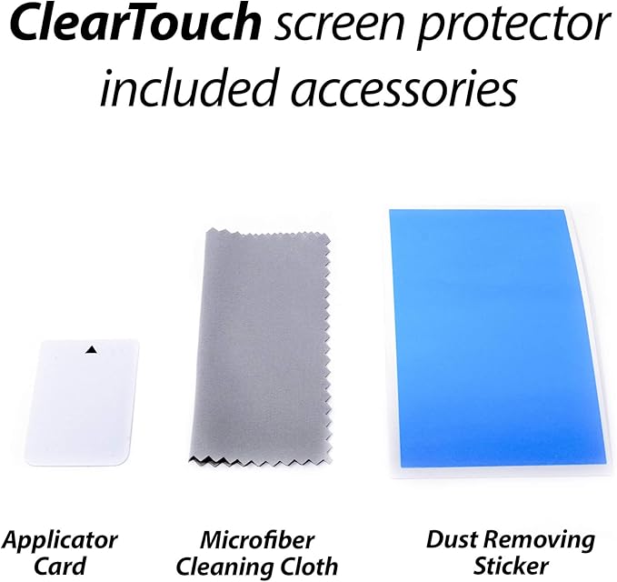 BoxWave Screen Protector Compatible with Waveshare DSI LCD (4.3 in) - ClearTouch Anti-Glare (2-Pack), Anti-Fingerprint Matte Film Skin