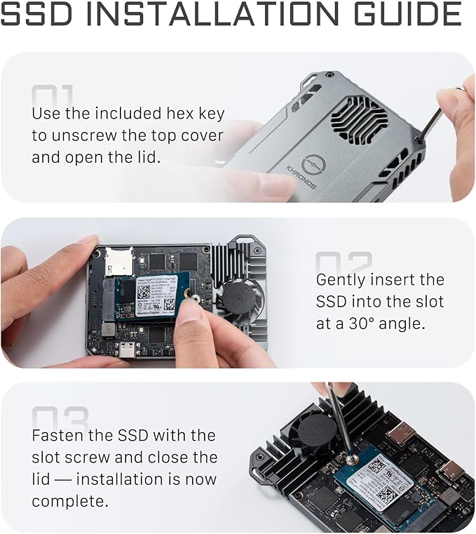Tilta Khronos Cooling Storage System Compatible with iPhone 15/16 Pro & Pro Max – Space Gray | MagSafe Mount, SD/TF/M.2 SSD Support, 310MB/s Transfer, USB-C PD 100W, Silent Cooling