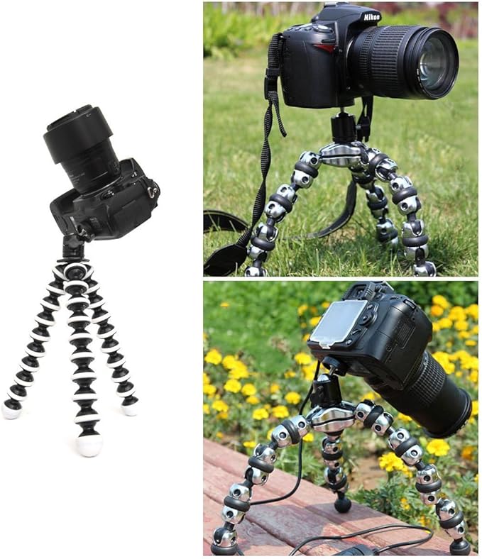 SLOW DOLPHIN Hot Shoe Mount Adapter 360 Degree Swivel Mini Ball Head 1/4 Tripod Screw Head for Cameras, Camcorders, Smart Phone, Gopro, LED Video Light, Microphone(2 Packs)