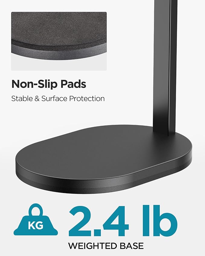 InnoGear Studio Mic Stand, Pack of 2 Max Load 2.64 lb Microphone Arm Desk Mount Desktop Microphone Stand for Fifine AM8 K669B Blue Yeti HyperX QuadCast SoloCast AT2020, Webcams Cameras, Black