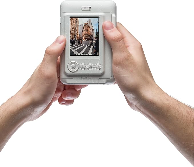 Fujifilm INSTAX Mini LIPLAY Hybrid Instant Camera - Misty White