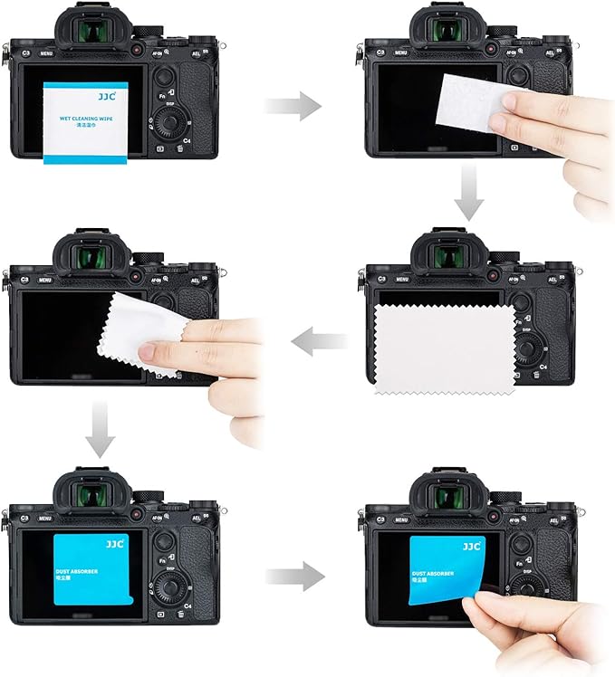 JJC 2 Pack Camera Screen Protector Camera for Fujifilm X-S20, Ultra-Thin Anti-Fingerprint Anti-Scratch 9H Hardness 2.5D Rounded Edges Tempered Glass Protector
