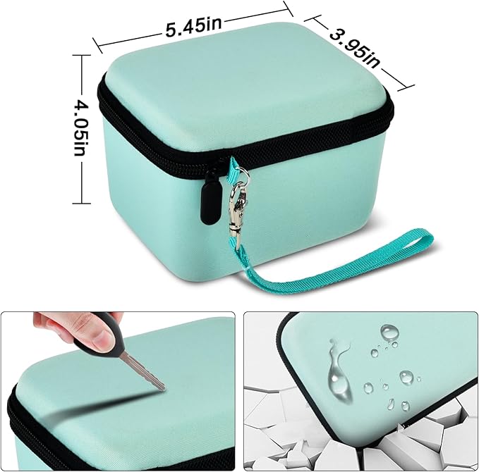 Vlogging Camera Case Compatible with for Duluvulu/for VJIANGER/for JGIPL/for TEBNGIHNM 4K Digital Cameras for Youtube. Vlog Camera Carrying Storage for Lens, Cable and Other Accessories - Green