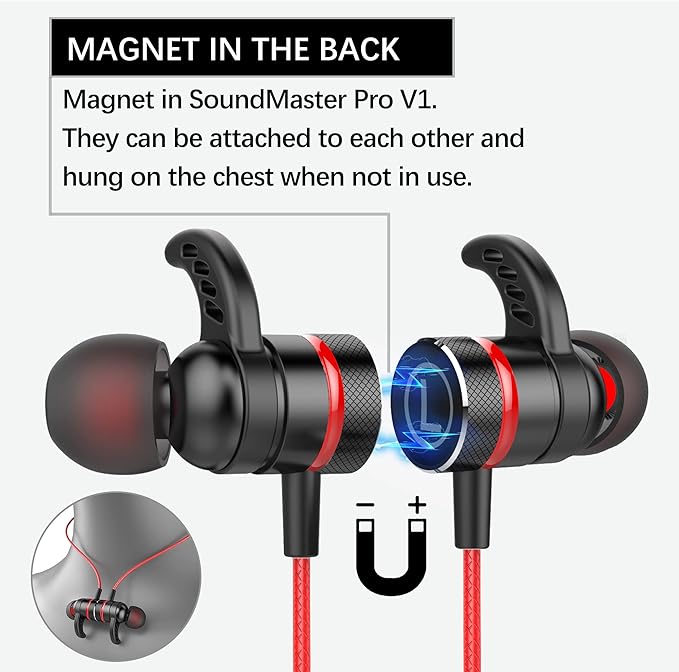 SoundMaster Pro V1 - Gaming Earphones with Dual Audio Drivers,Battle Buds,in-Line Mic with Mute and Volume Control, Compatible with Xbox Series,Xbox One,PS5,PS4,Switch,Pc with 3.5mm Aux