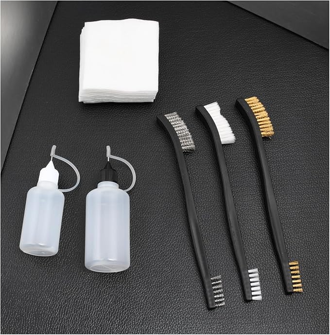 Universal Cleaning Kit for All Guns - Brushes for Pistol, Handgun, Shotgun, Rifle - Elite Brass Rods and Accessories for Men