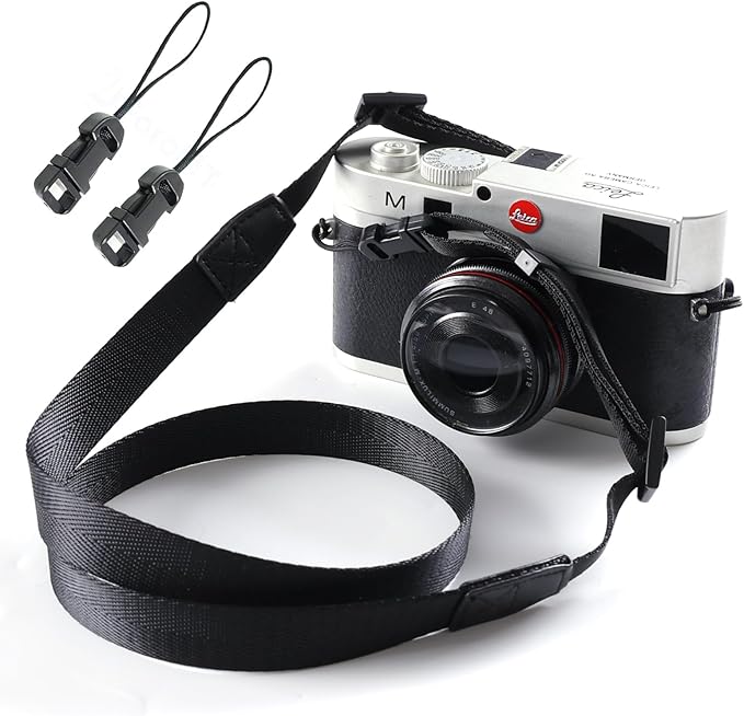 Camera Strap Camera Neck Strap with Quick-release Buckles for Mirrorless Camera.(Black)