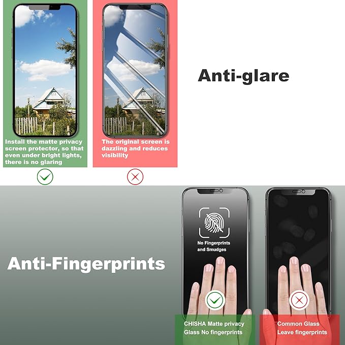 SHANG PIN JIA 2 Pack Matte Privacy Screen Protector for iPhone 11 Pro Max and iPhon XS MAX 6.5-Inch Auto Dust Removal, No Bubbles,Anti-Spy Tempered Glass Film, Easy Installation