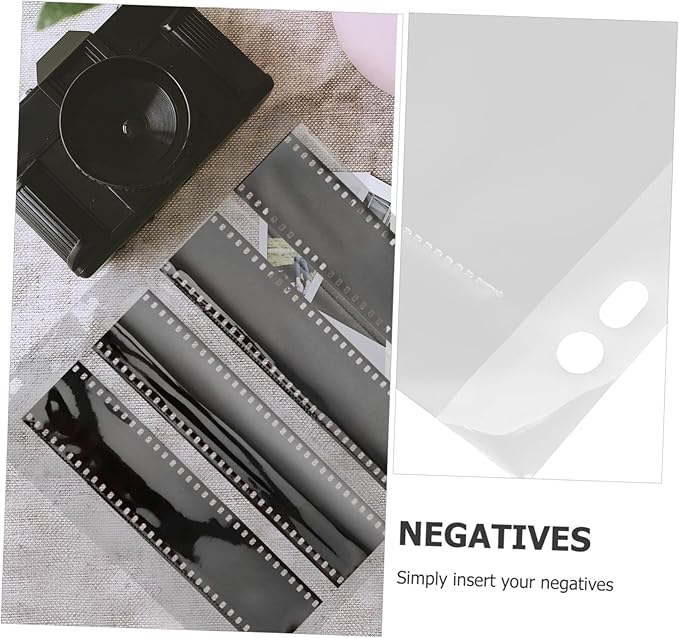 10pcs Negative Film Sleeves Document Bags for Organizing and Protecting Important Photos and Film Negatives