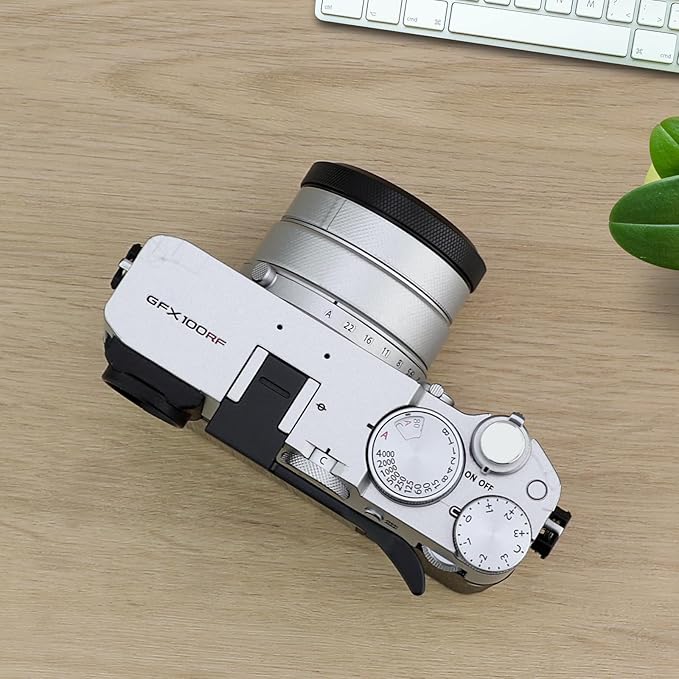 Haoge Metal Thumb Up Grip for Fujifilm GFX100RF Camera Digital AccessoriesTHB-GFXRFB Hot Shoe Thumb Up Rest Support Handgrip Black