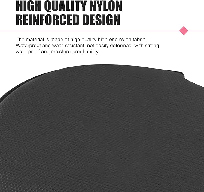 Car CD Case, Oxford Waterproof Disc Storage Binder with Transparent Film Divider, 20 Capacity Portable Round Disc Case, Universal DVD Organizer for Cars (Black)