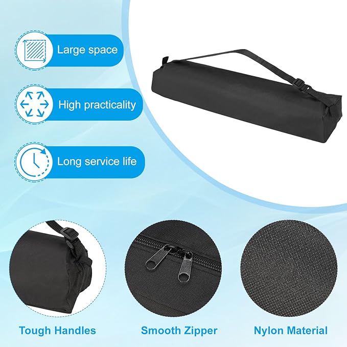 PATIKIL 20.47"x3.54" Tripod Carrying Case, 1Pack Oxford Cloth Padded Tripod Bag with Handles for Light Stands Tripod Photography Accessories, Black