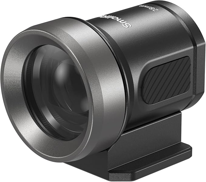SmallRig 28mm External Optical Viewfinder, 4:3 Viewfinder, 5-Lens Optical System with Vintage Film-era Shooting for FUJIFILM, for Leica, for RICOH, for Canon, for Sony, for Nikon - 5387