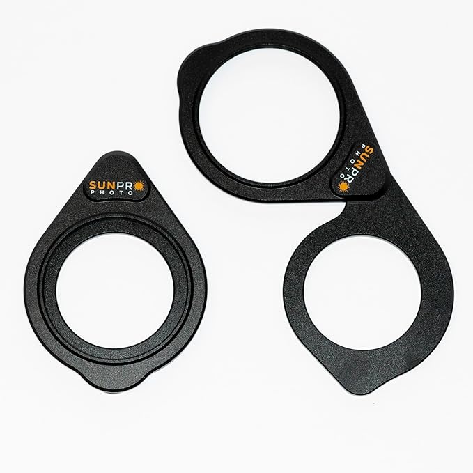 Filter Holder for Standard 52 mm Filters, MagSafe PivotRing Compatible with All Models of iPhone 12/13/14/15/16, Slim Size fits in Pocket for Hiking and Travel