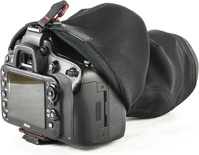 Peak Design Shell Camera Rain Cover, Small, Weatherproof Rain Cover for DSLR Camera, Stretchy Neoprene Fabric with Waterproof Membrane, Works with Capture Clip & Peak Design Straps, Protects from Dust