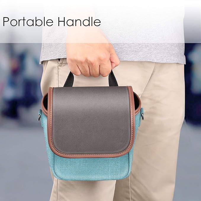 Fintie Camera Bag Compatible with Polaroid Now+ Generation 3/2/1 I-Type, Polaroid Now Gen 3rd/2nd/1st, OneStep 2 VF, I-2 Instant Film Camera Travel Shoulder Case with Adjustable Strap Accessories