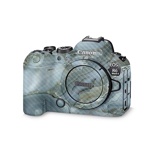 Carbon Fiber Camera Skin Compatible with Canon EOS R6 Mark II Camera (2022) - Crystal Rock - Premium 3M Vinyl Protective Wrap Decal Cover - Easy to Apply | Crafted in The USA by MightySkins