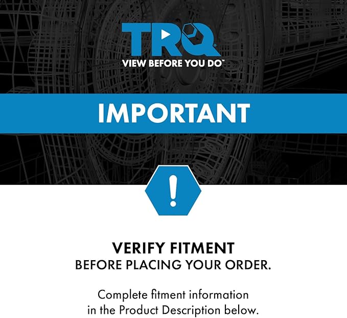 TRQ Rear Suspension Kit Shock Absorber Shock Mount Kit Compatible with 2011-2015 Chevrolet Cruze 2016 Cruze Limited Volt