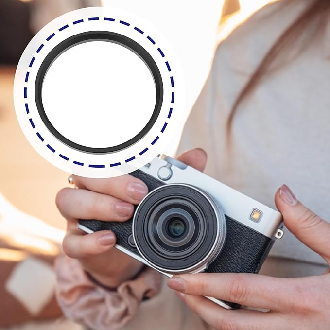 49mm to 48mm Step-Down Ring Aluminium Alloy for Most Cameras