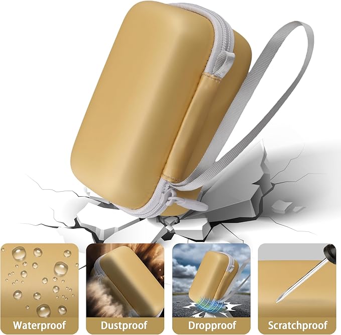 Camera Case for KODAK EKTAR H35/H35N/KODAK Snapic A1 Frame Film Camera,Carrying Case Holder for KODAK EKTAR H35/H35N/Kodak Snapic A1 Frame Film Camera and Accessories(Sand Case)