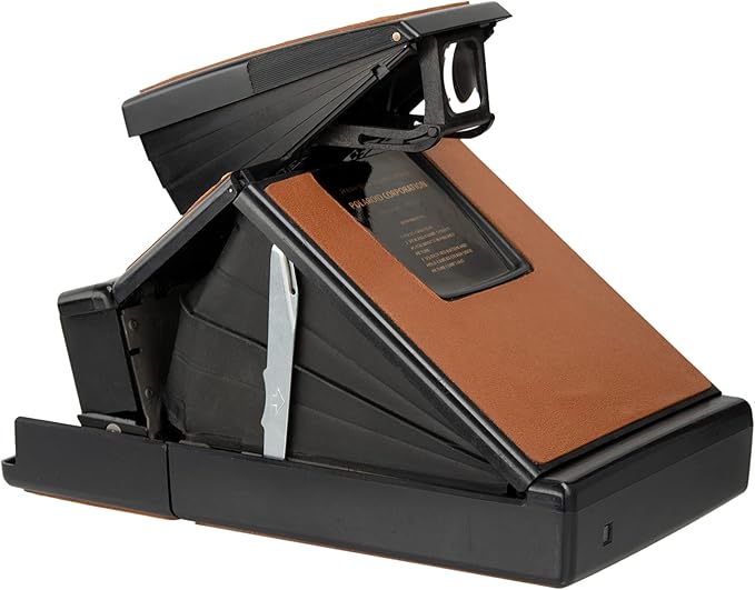 Polaroid SX-70 Land Camera Model 2 – Black Edition | Refurbished Folding SLR Instant Camera | Manual Focus | Uses SX-70 Film (Renewed)