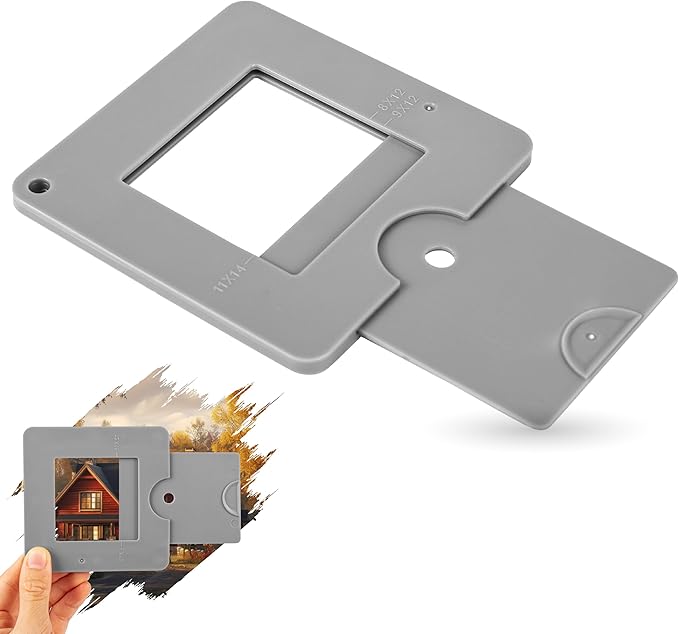BLUKSYBU ViewFinder & Color Isolation ViewCatcher Sliding Mechanism - Custom Viewfinder & View Finder for Artists | Artist Viewfinder for Painting & Sketching