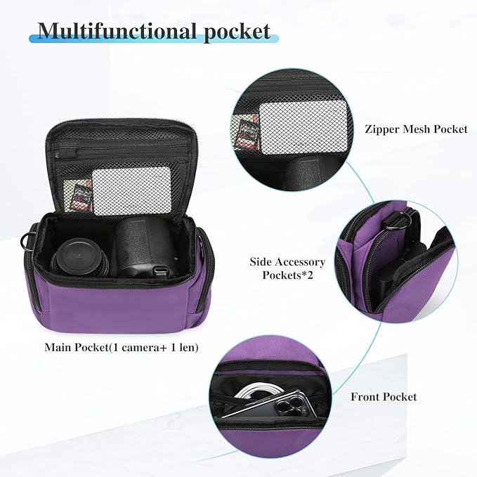G-raphy Camera Case Bag DSLR SLR Bag for Canon, Nikon, Sony,Panasonic, Olympus and etc