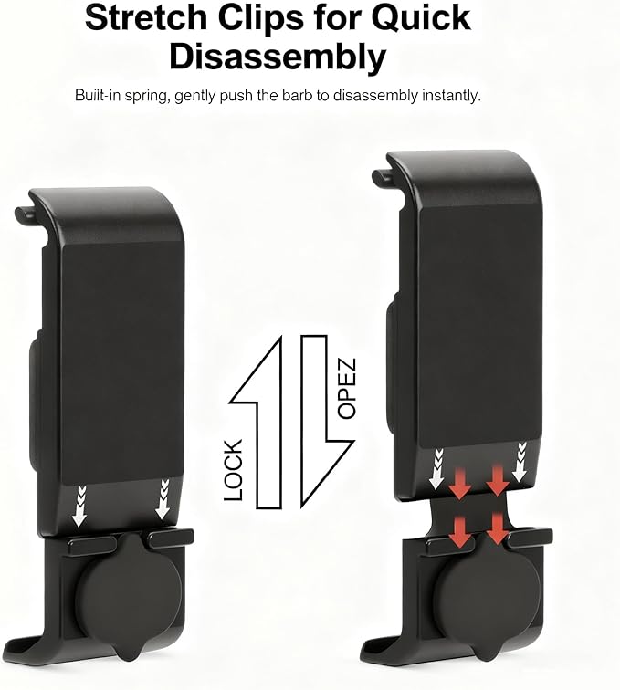 FIFIELD Battery Door Cover Compatible with GoPro Hero 13/12/11/10/9 Black, Protective Case with Type-C Charging Mount Compatible with Go Pro Hero 13 Hero 12 Hero 11 Hero 10 Hero 9