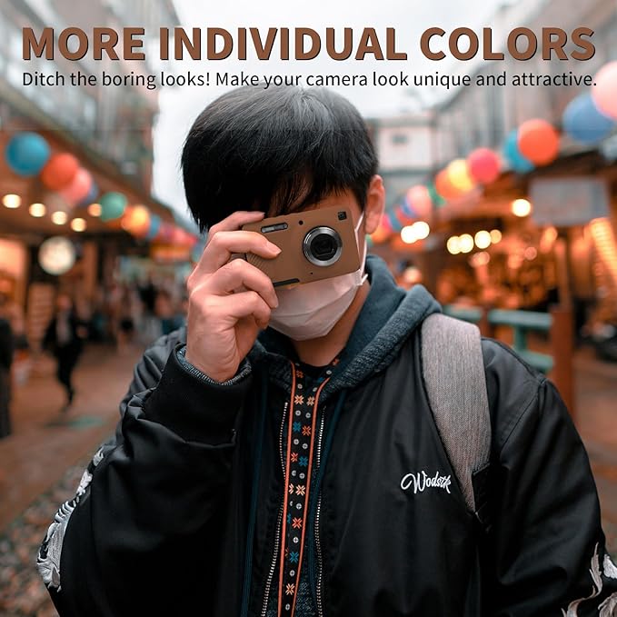 Easy Hood Camera Case for Kodak PIXPRO FZ55, Soft Silicone Cover Anti-Scratch Slim Fit FZ55 DSLR Camera Sleeve Body Skin Travel Protective Case, Brown