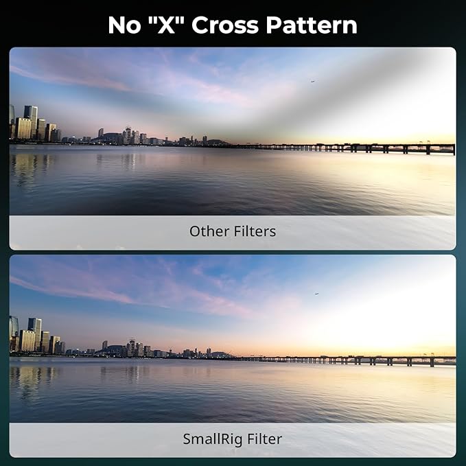 SmallRig Magnetic 67mm VND Filter ND64-ND400 (6-9 Stop), Adjustable ND Filter for iPhone 16 / S24 Ultra/for Vivo X100 & 67mm Camera Lenses, No X Cross HD Optical Glass, with Threaded Adapter - 5169