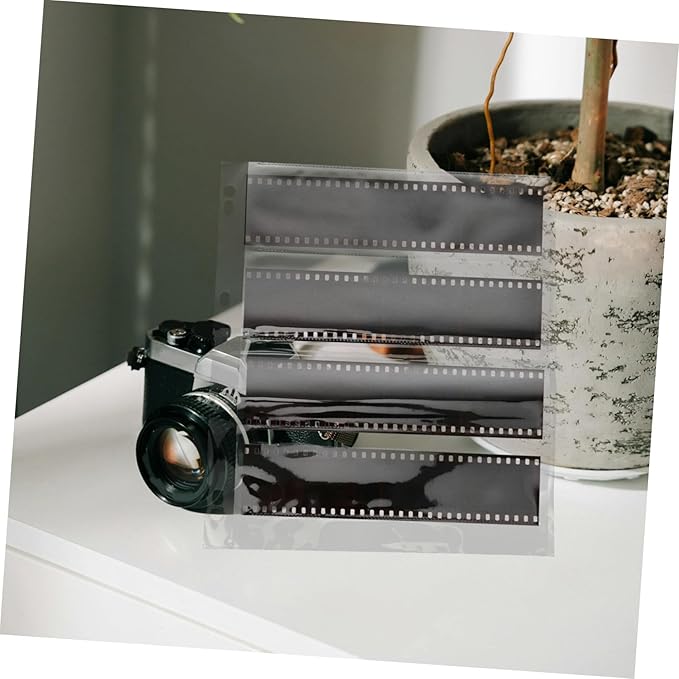 10pcs Negative Film Sleeves Photo Protectors for Collecting Important Documents Preserving Memories