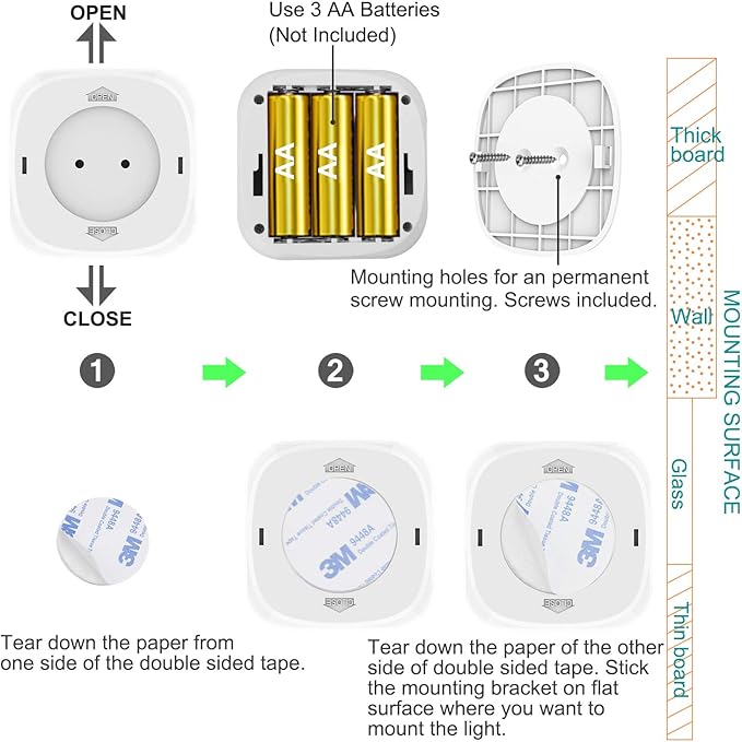 LUXSWAY Battery Push Light with Remote, Wireless LED Puck Light, Dimmable Stick-on Tap Light for Closet, Warm/Nature White Under Cabinet Lighting,Timer Off and Dimmable - (Warm White 4Pack)
