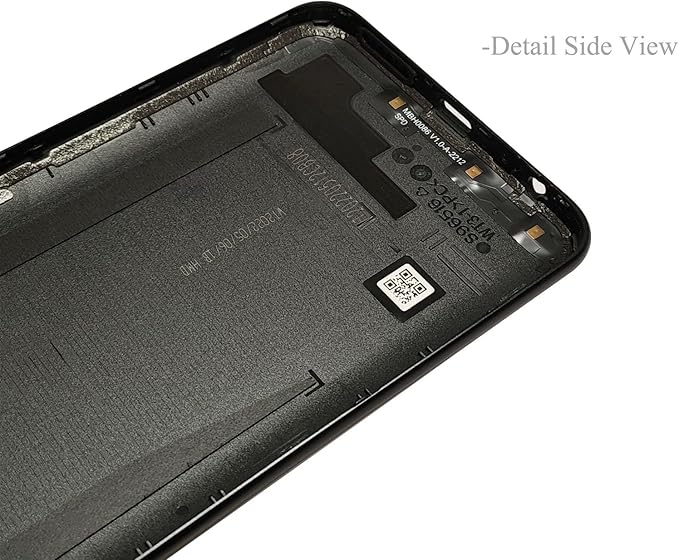 A037u Back Cover Replacement Rear Battery Housing Door Parts for Samsung Galaxy A03s A037u A037u1 6.5 Inch (not ok for A03) Black